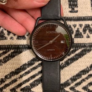 Nixon Dark Wood Mellor Watch